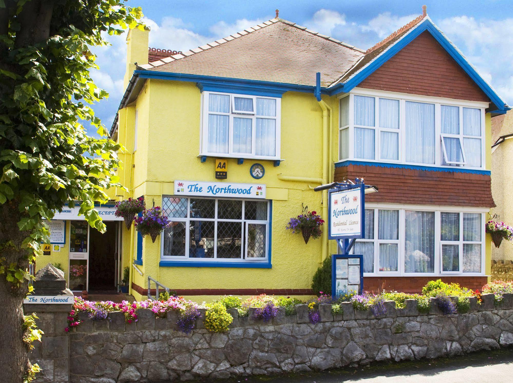Hotel The Northwood Rhôs-on-Sea Esterno foto
